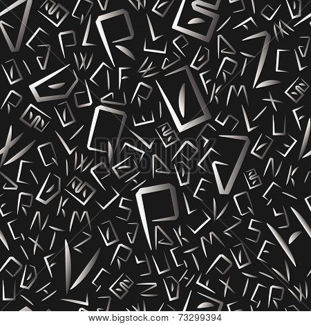 Alphabet Letters Seemless Pattern