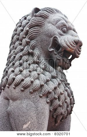 รูปปั้นสิงโตวัดพุทธ