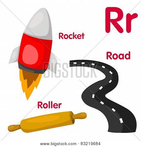 Illustrator of R alphabet