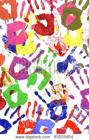 Painted Handprints