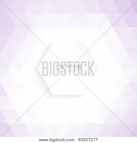 Geometric Seamless pattern triangle background for your design and your text