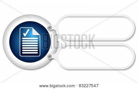 Document Icon And Check Box