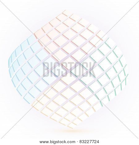 Modern geometric texture in White backgrounds