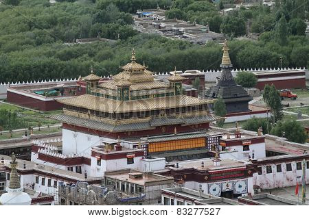 View Of The Buddhist Monastery Samye