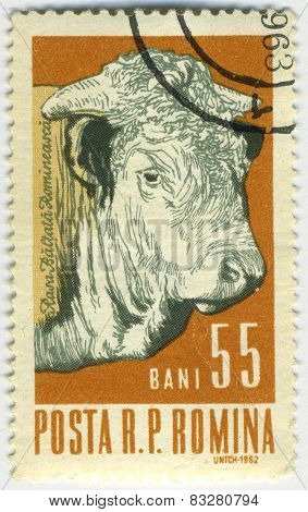 Stamp With Cow
