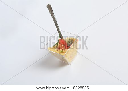 A Kitchen Prepare First Service with little think.