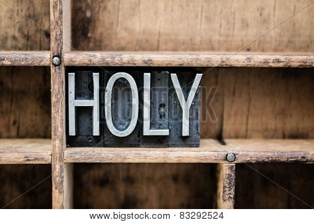 Holy Vintage Letterpress Type In Drawer