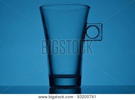 a glass