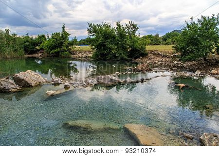 Lake With Thermal Water