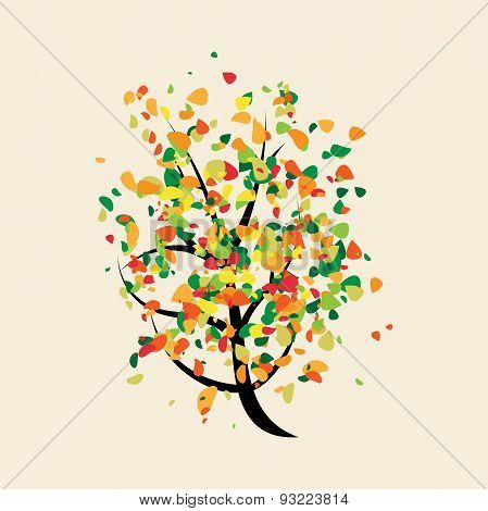 Colorful Joyful Buoyant Tree