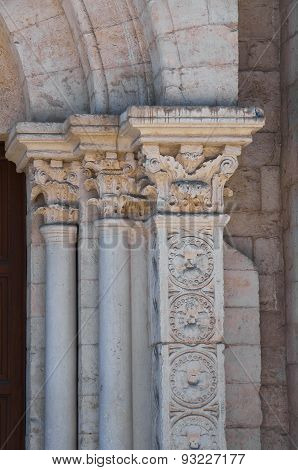 Basilica Church of St. Sepolcro. Barletta. Puglia. Italy.