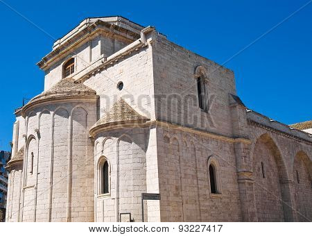 Basilica Church of St. Sepolcro. Barletta. Puglia. Italy.