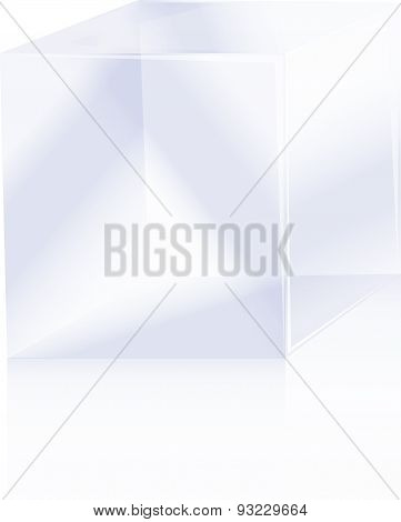Ice Cube Ice Block Icon Vector Illustration