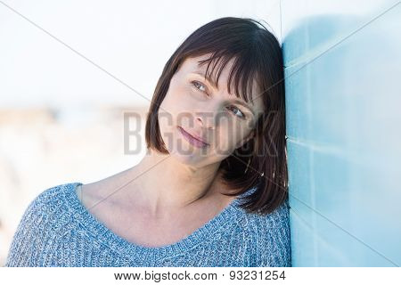 One Attractive Middle Aged Woman