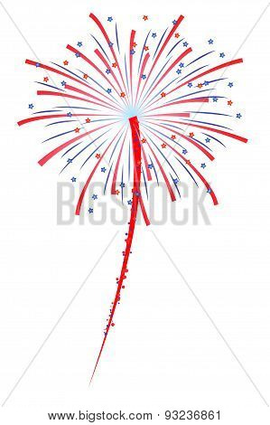 Fireworks vector illustration