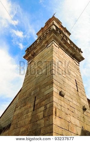 Fortress tower in Ribadavia, Galicia, Spain