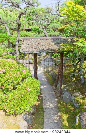 Garden Of Fukujukaikan Hall (circa 1930) In Fukuyama, Japan