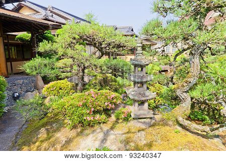 Garden Of Fukujukaikan Hall (circa 1930) In Fukuyama, Japan