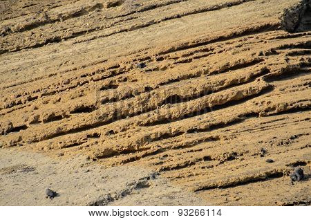 Volcanic Rock Basaltic Formation in Gran Canaria