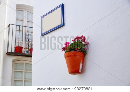 Mojacar Almeria white Mediterranean village in Spain