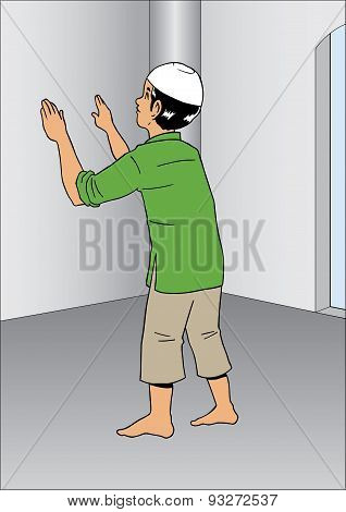Asian man at Mosque