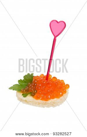 Canape With Caviar