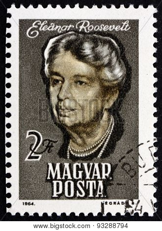 Postage Stamp Hungary 1964 Eleanor Roosevelt, Presidential Spouse