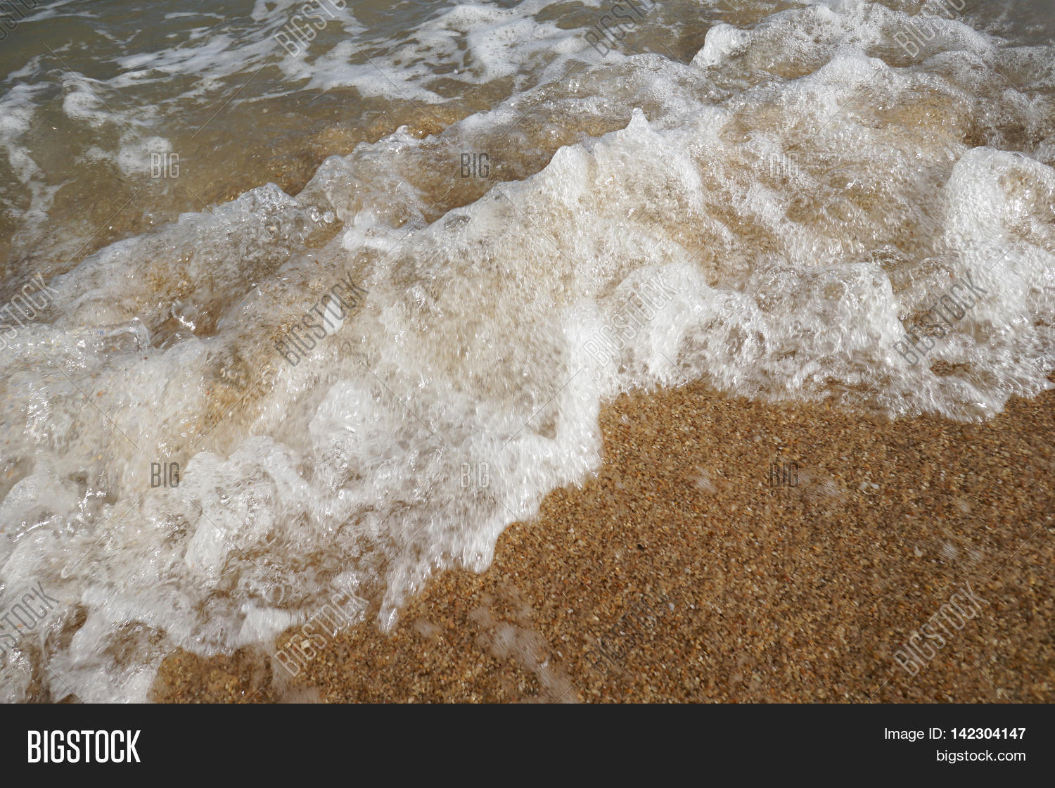 Close Wave On Sand Image & Photo (Free Trial) Bigstock