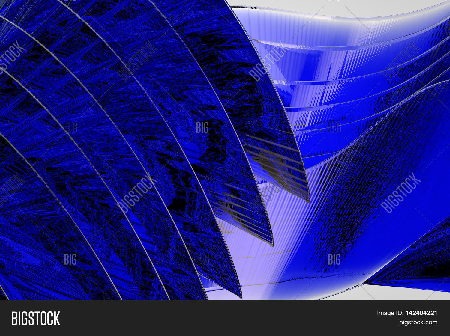 Blue Abstract Computer Image & Photo (Free Trial) | Bigstock