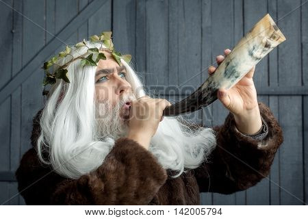 Zeus Man With Horn