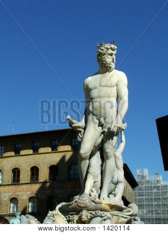 Antika Florens Italien neptune