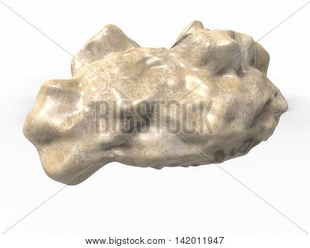 3D Render Of Rock Stone