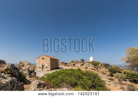 San Sebastiano Chapel Near Palasca In Corsica