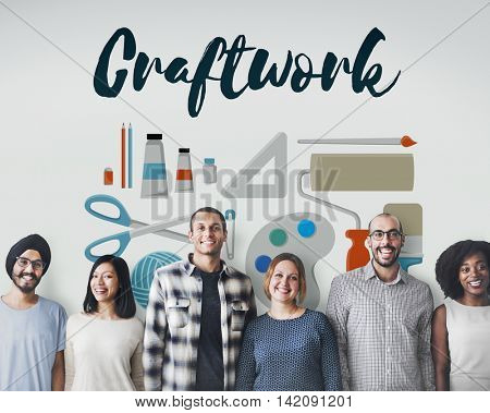 Craftwork Arts and Craft Artistic Design Ideas Concept