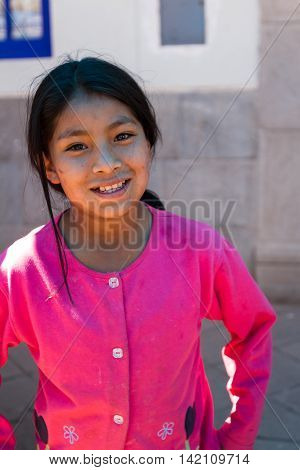 Young Quechua Girl