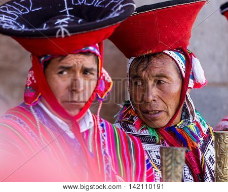 Quechua Elders In The Sacred Valley