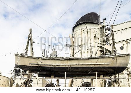 Rayong, Thailand - August 06 2016: Prasae Frigate 412 Of Royal Thai Navy Shown As For Tourists At Rayong Province Thailand.
