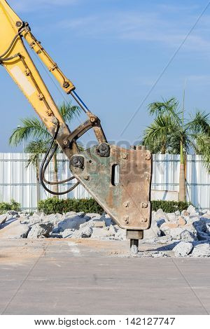 Breaking Concrete Road