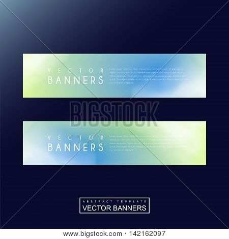 Abstract Banner Template Design