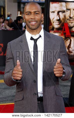 Omari Hardwick at the Los Angeles premiere of 'The A-Team' held at the Grauman's Chinese Theater in Hollywood, USA on June 3, 2010. 