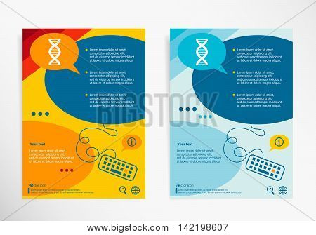 Dna Symbol On Chat Speech Bubbles