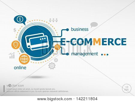 E-commerce Concept For Creative Process.