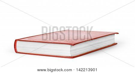book red on white background book, red