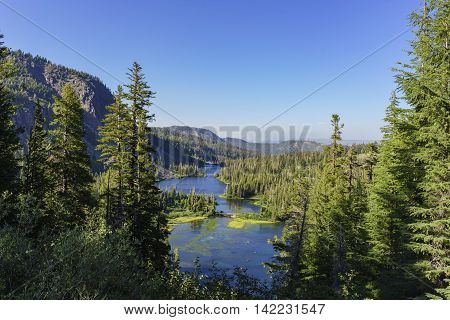 Beautiful Landscape Of Twin Falls Overlook