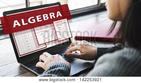 Algebra Mathematics Calculation Chart Concept