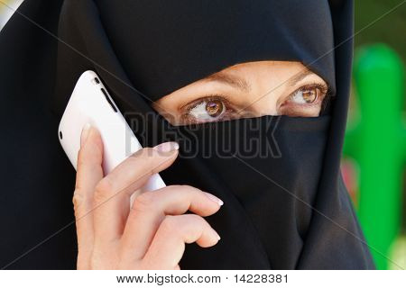 Symbolfoto อิสลาม ผู้หญิงมุสลิม veiled