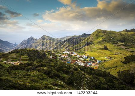 Valley In Anaga Mountain