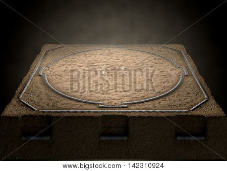 Sumo Ring Empty