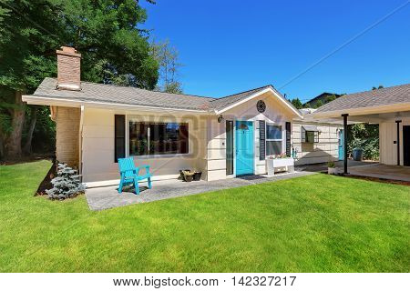 American Rambler Exterior With Covered Deck