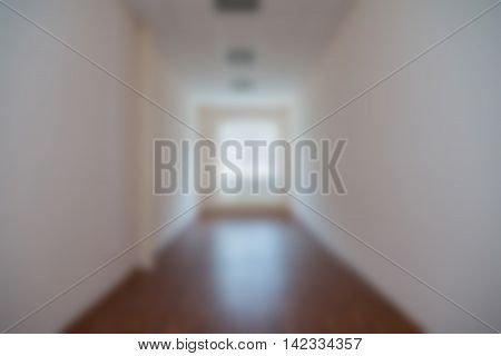 Common office building interior  theme creative abstract blur background with bokeh effect